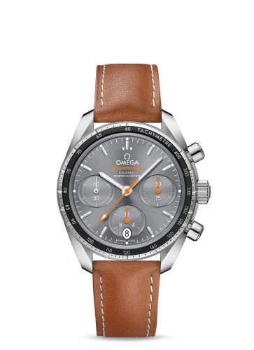 Omega Speedmaster Co-Axial 38 Stainless Steel / Grey / Strap 324.32.38.50.06.001 (32432385006001)